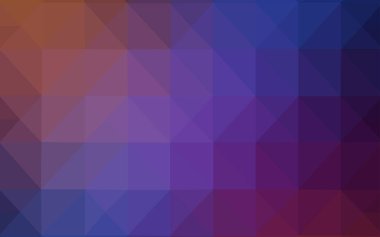 Açık mavi, kırmızı vektör soyut mozaik desen. Üçgenler ile renkli resimde parlayan. Tamamen yeni bir tasarım sizin broşürü.