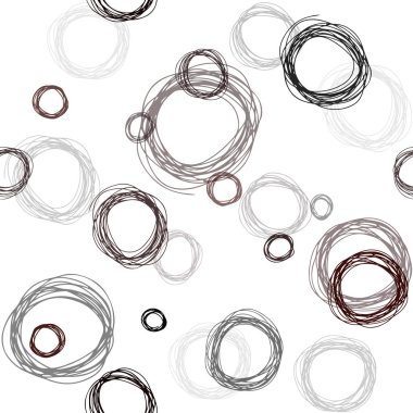 Koyu kırmızı vektör küreler ile seamless modeli. Bulanık daireler doğa tarzı ile güzel renkli resimde. Desen tasarım kumaş, duvar kağıtları.