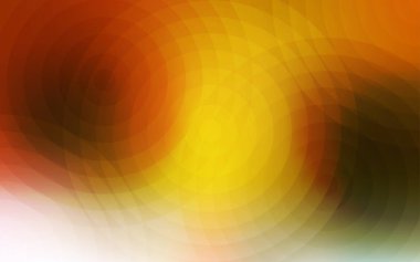 Açık yeşil, daireli sarı vektör şablonu. Soyut arka planda bulanık kabarcıklar ve renkli gradyan. Desen duvar kağıtlarının dokusu olarak kullanılabilir.