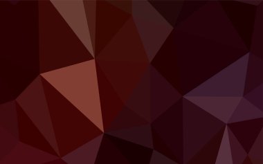 Koyu pembe vektör soyut çokgen şablon. Gradyanı olan zarif parlak çokgen çizimi. Arkaplanlarınız için desenli desen.