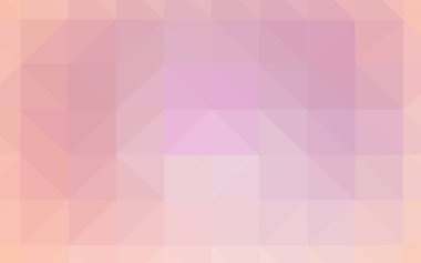 Hafif pembe vektör üçgen mozaik kapak. Glitter soyut resim zarif bir üçgen ile. Tamamen yeni bir tasarım sizin broşürü.