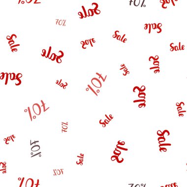 Koyu kırmızı vektör % 70 satış ile sorunsuz şablonu. Satış soyut şablonundaki Illustration işaretleri. Süper satış siyah Cuma için zemin.