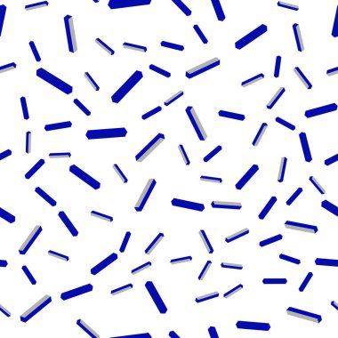 Düz çizgili ışık mavi vektör sorunsuz, izometrik düzen. Parlayan illüstrasyon keskin çizgili renkli. Tekstil, kumaş, duvar kağıtları için tasarım.