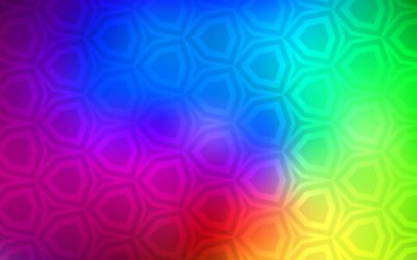 Karanlık çok renkli vektör desen renkli altıgenler ile. Altıgen yanarak bahislerin doğru ile soyut tarzda dizayn. Tasarım için Web sitesi posterler, afişler.