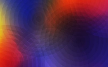 Koyu mavi, kırmızı kabarcıklar ile arka plan vektör. Bulanık damla Glitter soyut Illustration yağmur. Desen doku duvar kağıdı olarak kullanılabilir.