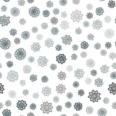 Koyu mavi parlak kar taneleri ile sorunsuz düzen vektör. Dekoratif illüstrasyon kar soyut şablonundaki ile parlayan. Desen için modaya uygun Kumaş, duvar kağıtları.