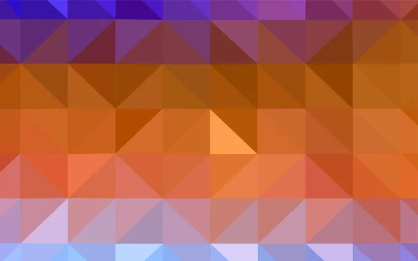 Tmavě Červená Žlutá Vektorové Zářící Trojúhelníkové Pozadí Elegantní Světlé Polygonální — Stockový vektor