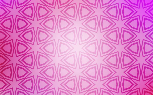 Світло Рожевий Векторний Фон Кольоровими Зірками Сучасна Геометрична Абстрактна Ілюстрація — стоковий вектор