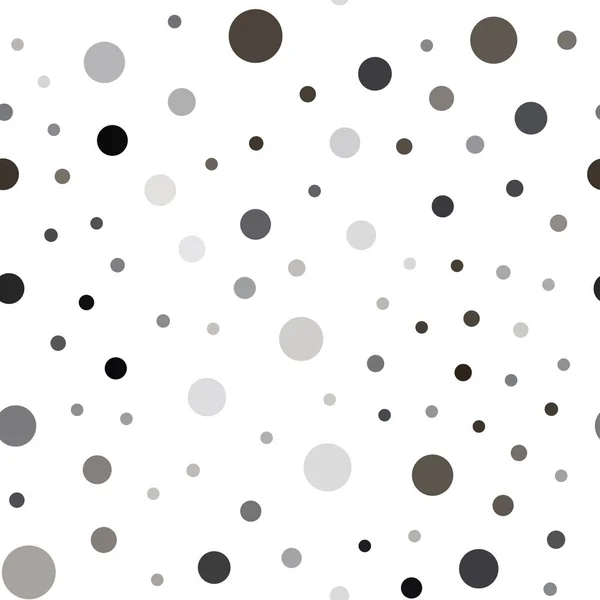Vector Naranja Oscuro Patrón Sin Costuras Con Esferas Ilustración Abstracta — Vector de stock