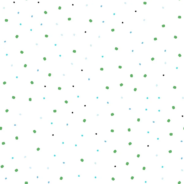 Γαλάζιο Πράσινο Διάνυσμα Απρόσκοπτη Διάταξη Κύκλο Σχήματα Όμορφα Χρωματιστά Εικονογράφηση — Διανυσματικό Αρχείο