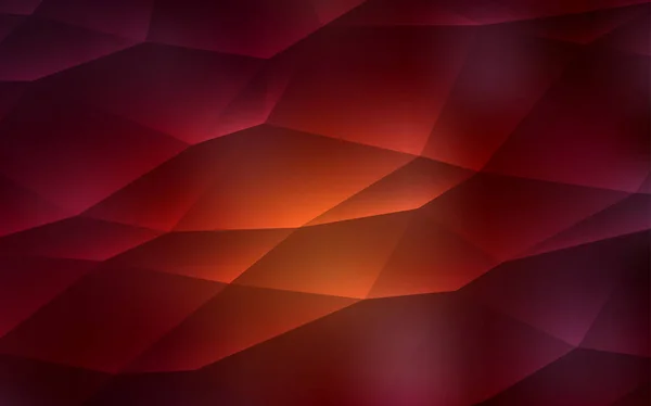Housse Vectorielle Rouge Foncé Dans Style Polygonal Illustration Abstraite Moderne — Image vectorielle