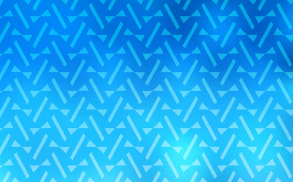 Светло Синий Векторный Шаблон Линиями Треугольниками Треугольники Абстрактном Фоне Красочным — стоковый вектор