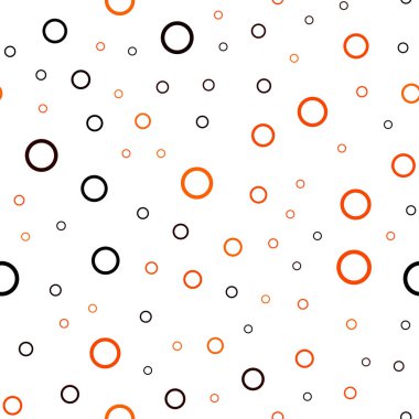 Koyu turuncu vektör sorunsuz zemin noktalar ile. Kabarcıkları ile soyut tarzda bulanık dekoratif tasarım. Desen-ebilmek var olmak kullanılmış için reklam, broşür.