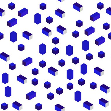 Hafif pembe, mavi vektör kesintisiz, izometrik doku dikdörtgen tarzı. Dikdörtgenler renkli gradyan ile arka plan üzerinde. Tasarım için duvar kağıdı, kumaş üreticileri.