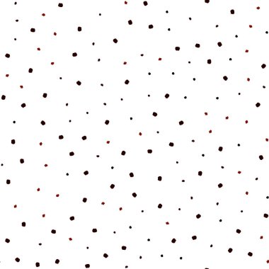 Koyu kırmızı daireler ile sorunsuz şablon vektör. Soyut illüstrasyon renkli baloncuklar doğa tarzı ile. Desen tasarım kumaş, duvar kağıtları.