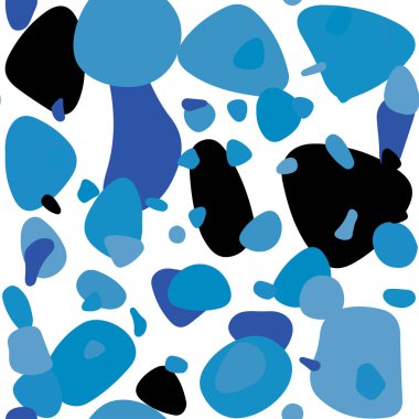 Hafif mavi vektör daireler ile sorunsuz şablonu. Renkli gradyan ile arka plan üzerinde bulanık kabarcıklar. Tasarım için duvar kağıdı, kumaş üreticileri.