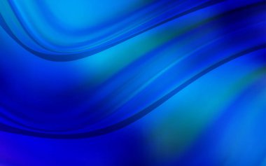 Hafif mavi vektör arka plan bükülmüş şeritler. Bandy çizgilerle modern degrade soyut resim. Yeni tasarım reklamları, poster, afiş için.