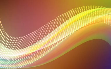 Işık çok renkli vektör zemin noktalar ve çizgiler ile. Küreler ve çizgiler ile modern soyut renkli resimde. Desen güzel web siteleri için.