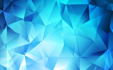 Hafif mavi vektör doku üçgen tarzı. İllüstrasyon renkli üçgenler dizi. Açılış sayfanız için modern şablon.