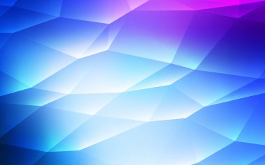 Hafif pembe, mavi vektör arka plan üçgenler ile. İllüstrasyon renkli üçgenler dizi. En iyi tasarım, reklam, poster, afiş için.