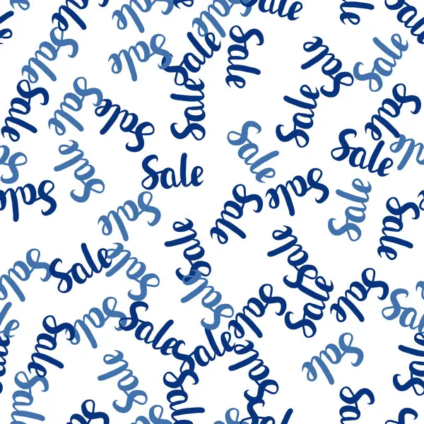 濃い青は売り上げ高の 記号とシームレスな背景をベクトルします シンプルなスタイルの割合のカラフルなセットに署名します 広告のショッピング シーズンの販売用のテンプレート — ストックベクタ