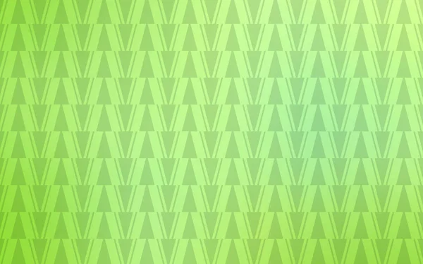 带有多边形的浅绿色矢量盖 抽象渐变插图与三角形 为您的广告提供智能设计 — 图库矢量图片