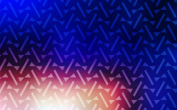 Bleu Clair Fond Vectoriel Jaune Avec Triangles Lignes Design Décoratif — Image vectorielle