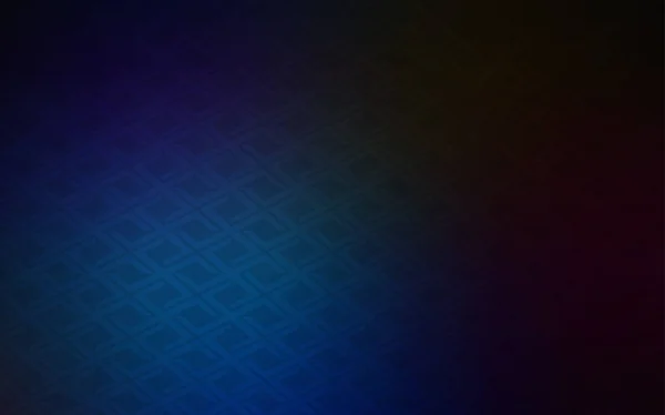 Couvercle Vectoriel Bleu Foncé Style Polygonal Rectangules Sur Fond Abstrait — Image vectorielle