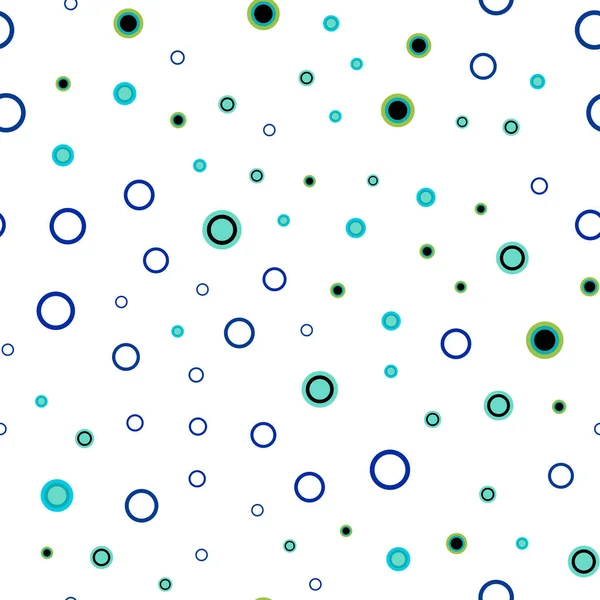 Světle Modrá Zelená Vektor Bezešvé Přikryjeme Skvrny Rozmazané Bubliny Pozadí — Stockový vektor