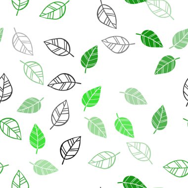 Işık yeşil vektör sorunsuz zemin yaprakları ile. Bulanık tarzı ile yaratıcı şekilde bırakır. Tekstil, kumaş, duvar kağıtları için tasarım.