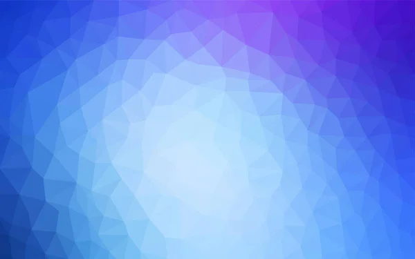 Ljusrosa Blå Vektor Polygon Abstrakt Layout Glitter Abstrakt Illustration Med — Stock vektor