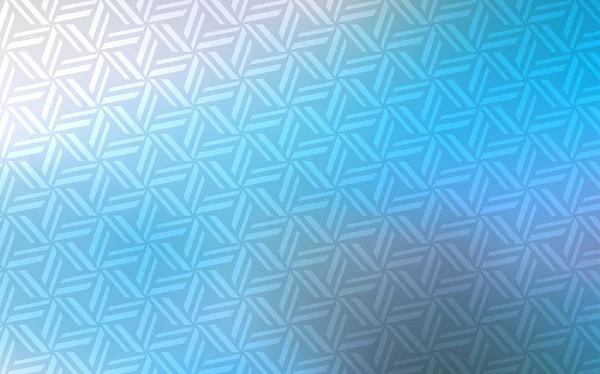 Hellblaue Vektorschablone Mit Kristallen Dreiecken Dreiecke Auf Abstraktem Hintergrund Mit — Stockvektor