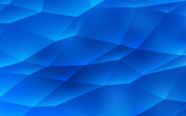 Kristaller, üçgen ışık mavi vektör şablonu. Üçgenler ile soyut tarzda dekoratif tasarım. Şablon arka plan olarak kullanılabilir.