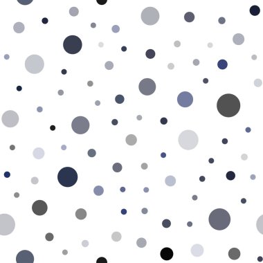 Koyu pembe, mavi disklerle sorunsuz doku vektör. İllüstrasyon renkli soyut daireler parlayan ayarlanmış. Tekstil, kumaş, duvar kağıtları için tasarım.