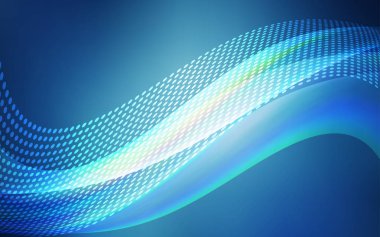 Daire, üçgen koyu mavi vektör şablonu. Soyut illüstrasyon renkli diskler ve üçgenler ile. Reklamlar, el ilanları için desen.