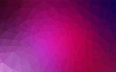 Koyu mor, pembe degrade üçgenler doku vektör. Çokgen şekilleri ile bir örnek. İşiniz için en iyi üçgen tasarım.