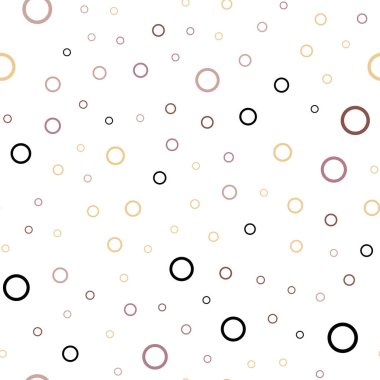 Pembe, sarı vektör sorunsuz arka plan ile bubbles ışık. Modern Soyut illüstrasyon renkli su ile bırakır. Desen doku duvar kağıdı olarak kullanılabilir.