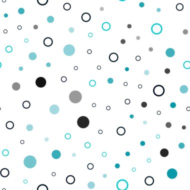 Koyu mavi kabarcıkları ile sorunsuz arka plan vektör. Modern Soyut illüstrasyon renkli su ile bırakır. Duvar kağıdı, kumaş üreticileri için modaya uygun bir tasarım.