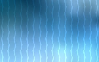 Düz çizgili ışık mavi vektör düzeni. Dekoratif illüstrasyon hatları ile soyut şablonunda parlayan. Desen, işletme web siteleri için.