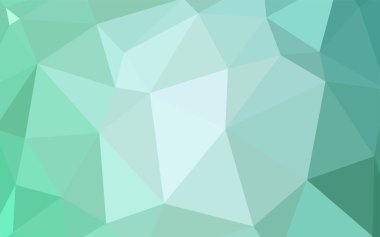 Işık yeşil vektör degrade üçgenler desen. Glitter soyut resim zarif bir üçgen ile. Tasarımınız için üçgen desen.