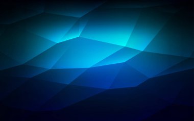 Çizgiler, üçgenler ile koyu mavi vektör düzeni. Renkli gradyan ile arka plan üçgenler. Desen Web siteleri için kullanılabilir.