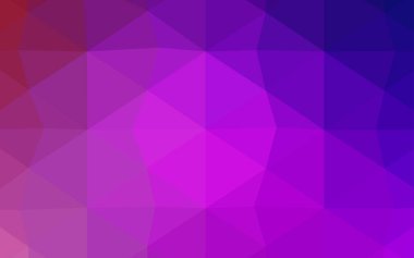 Açık mavi, kırmızı vektör arka plan poligonal. Üçgen geometrik örnek gradyan ile. İşiniz için en iyi üçgen tasarım.