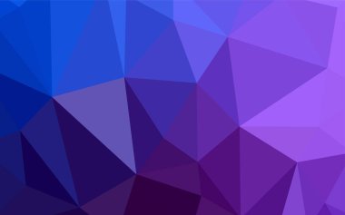 Hafif pembe, mavi vektör düşük poli kapak. Tamamen yeni bir renk illüstrasyon poligonal bir tarzda. Web siteniz için köşeli tasarım.