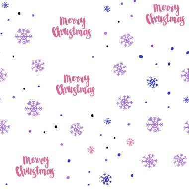 Açık mavi, kırmızı vektör xmas kar taneleri ile sorunsuz arka plan. Degrade arka plan üzerinde renkli kar taneleri. Desen için modaya uygun Kumaş, duvar kağıtları.