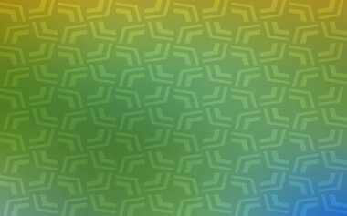 Açık yeşil, sarı vektör desen eğik çizgilerle. Bulanık kabarcık şekillerle bir örnek. Cep telefonu arka plan için şablon.