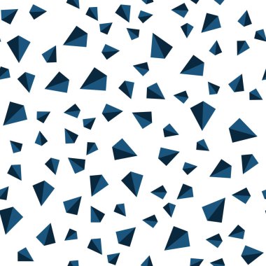 Hafif mavi vektör doku üçgen tarzı ile kesintisiz, izometrik. Glitter soyut resim üçgen şekiller ile. Tasarım için duvar kağıdı, kumaş üreticileri.