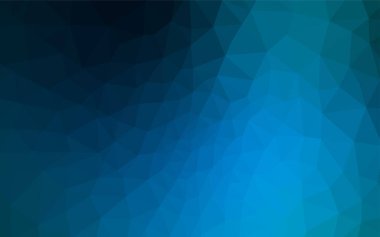 Hafif mavi vektör soyut poligonal model. Üçgen geometrik örnek gradyan ile. İşiniz için en iyi üçgen tasarım.