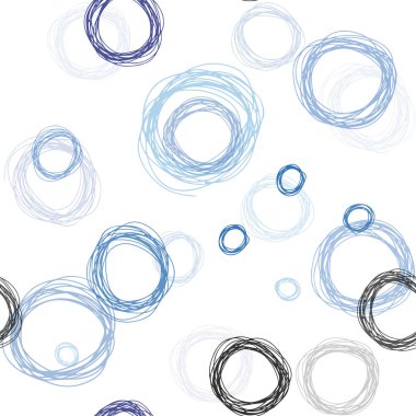 Hafif mavi vektör sorunsuz zemin noktalar ile. Renkli gradyan ile arka plan üzerinde bulanık kabarcıklar. Desen tasarım kumaş, duvar kağıtları.