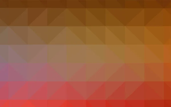 Modèle Polygonal Vecteur Rouge Clair Jaune Une Toute Nouvelle Illustration — Image vectorielle