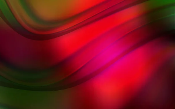 Dunkelgrüner Roter Vektorhintergrund Mit Lavaformen Brandneue Farbige Illustration Marmorstil Mit — Stockvektor